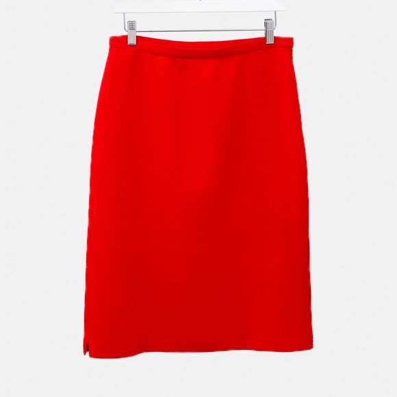 Dennis Merotto Crepe Wool Skirt - Picture 3 of 7